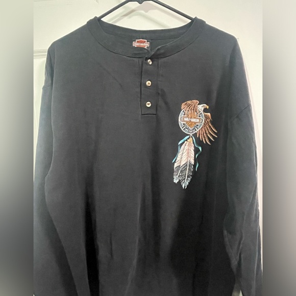Harley-Davidson Other - Vintage 1990 Harley Davidson long sleeve shirt